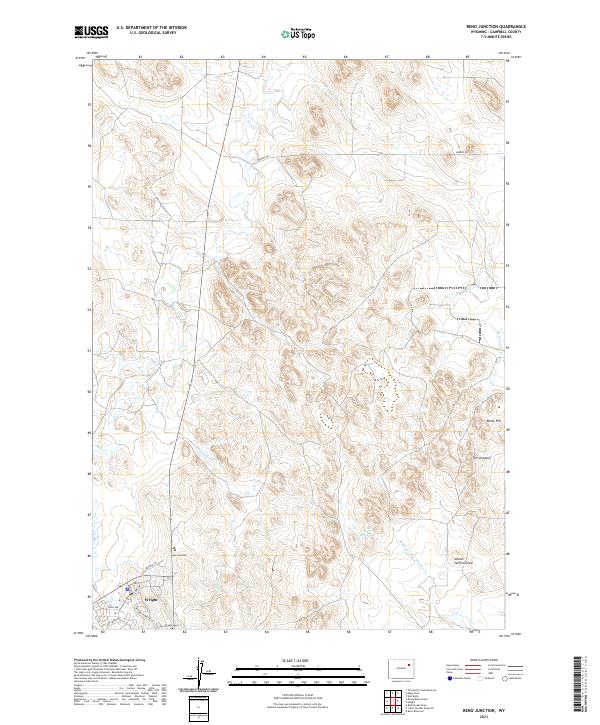 Reno Junction, WY — USGS 7.5-minute topo (2021)