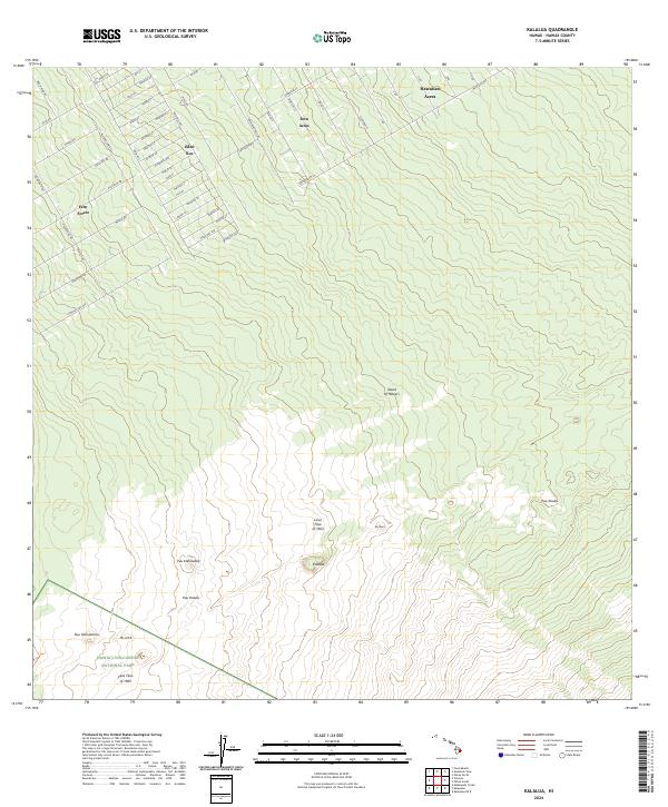 Kalalua, HI — USGS 7.5-minute topo (2024)