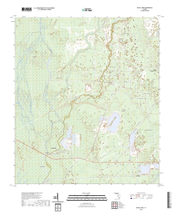 Nutall Rise, FL — USGS 7.5-minute topo (2024)
