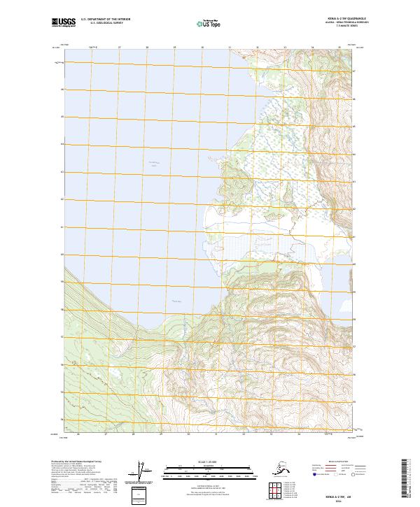 Kenai A-2 SW, AK — USGS 7.5-minute topo (2024)