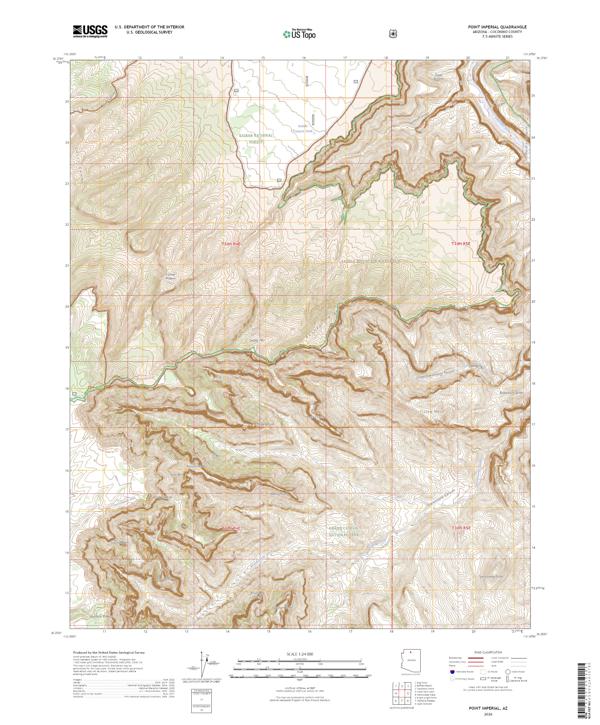 Point Imperial, AZ — USGS 7.5-minute topo (2026)