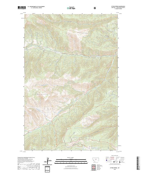 Ettien Spring, MT — USGS 7.5-minute topo (2024)