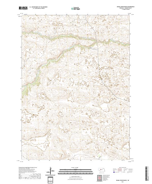 Dismal River Ranch, NE — USGS 7.5-minute topo (2021)