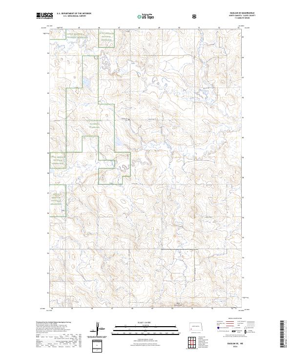 Daglum SE, ND — USGS 7.5-minute topo (2024)