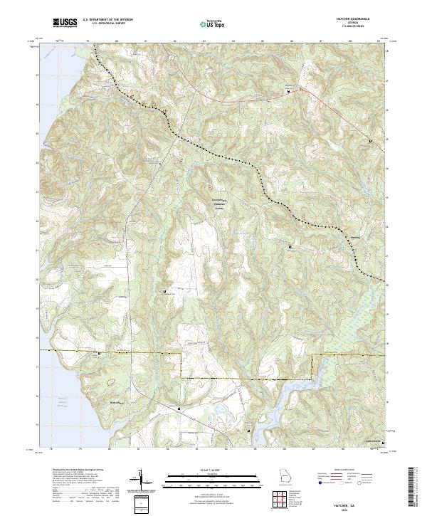 Hatcher, GA — USGS 7.5-minute topo (2024)