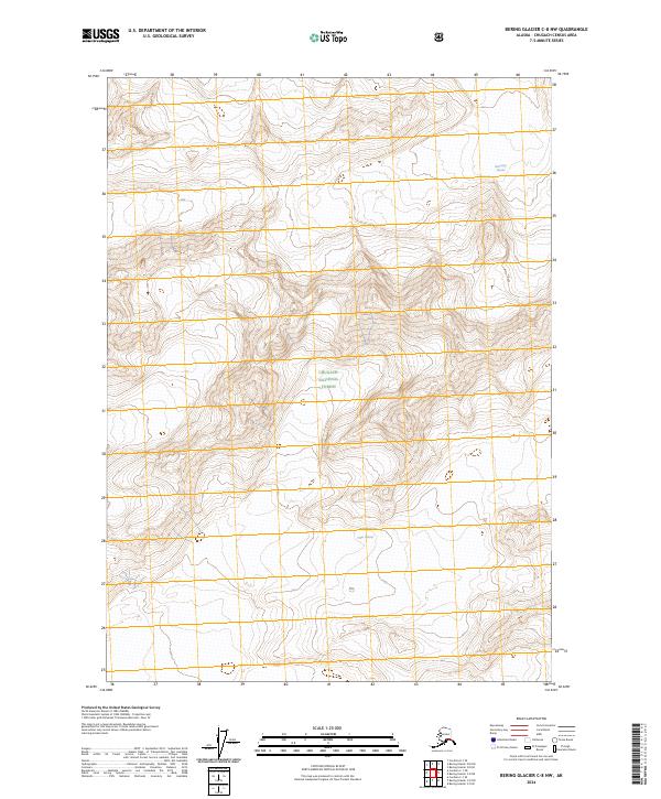 Bering Glacier C-8 NW, AK — USGS 7.5-minute topo (2024)