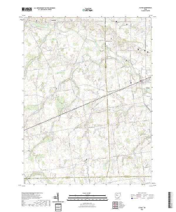 La Rue, OH — USGS 7.5-minute topo (2023)