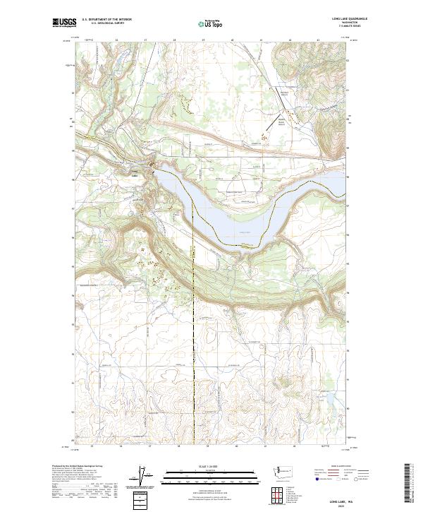 Long Lake, WA — USGS 7.5-minute topo (2023)