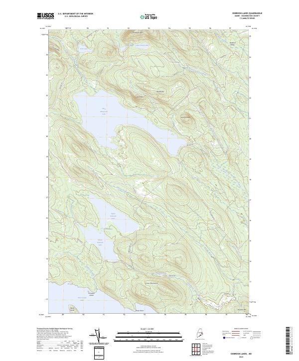 Oxbrook Lakes, ME — USGS 7.5-minute topo (2024)
