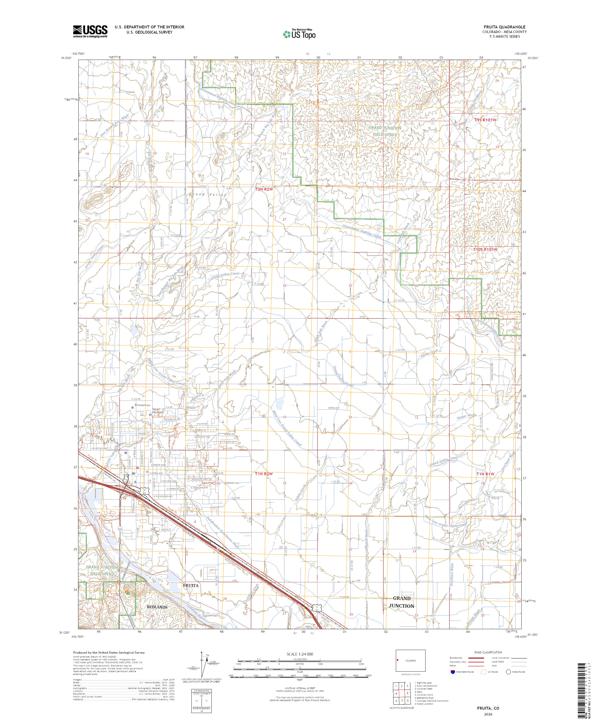 Fruita, CO — USGS 7.5-minute topo (2026)