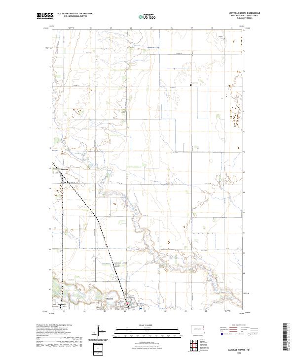 Mayville North, ND — USGS 7.5-minute topo (2024)