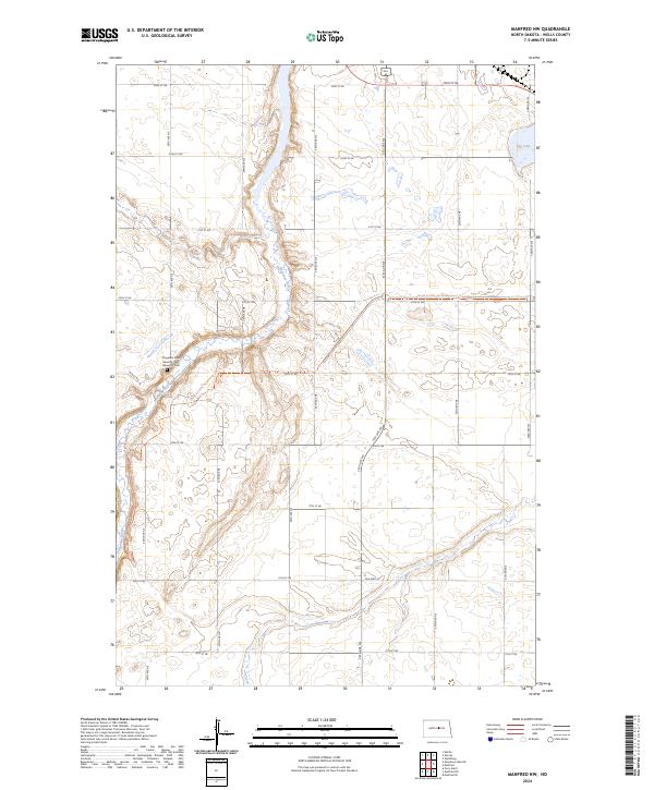 Manfred NW, ND — USGS 7.5-minute topo (2024)