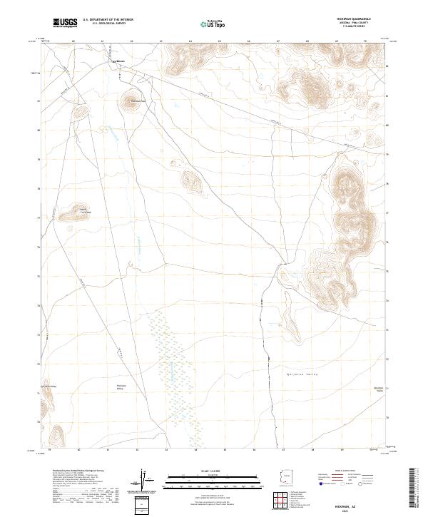 Hickiwan, AZ — USGS 7.5-minute topo (2021)