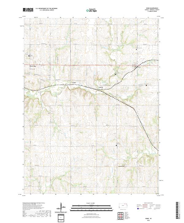 Home, KS — USGS 7.5-minute topo (2022)
