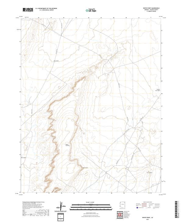 White Point, AZ — USGS 7.5-minute topo (2021)