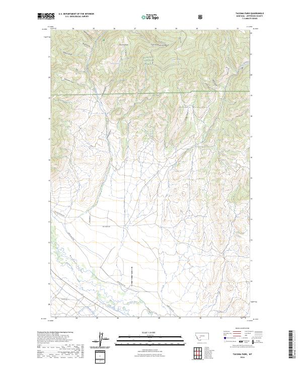 Tacoma Park, MT — USGS 7.5-minute topo (2024)