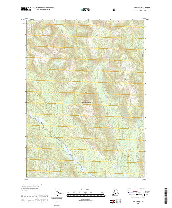 Craig D-3 SE, AK — USGS 7.5-minute topo (2021)