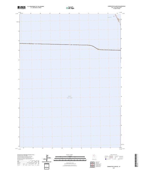 Carrington Island NE, UT — USGS 7.5-minute topo (2023)