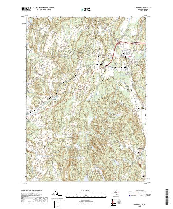 Thorn Hill, NY-VT — USGS 7.5-minute topo (2023)