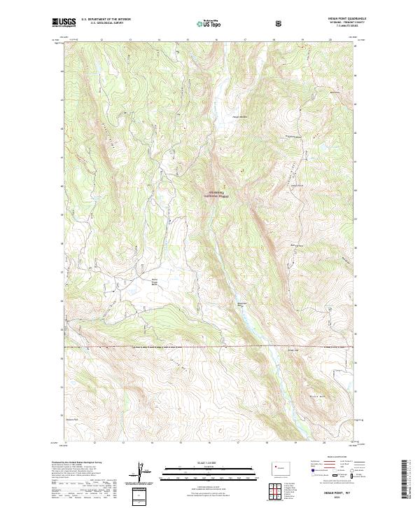 Indian Point, WY — USGS 7.5-minute topo (2021)