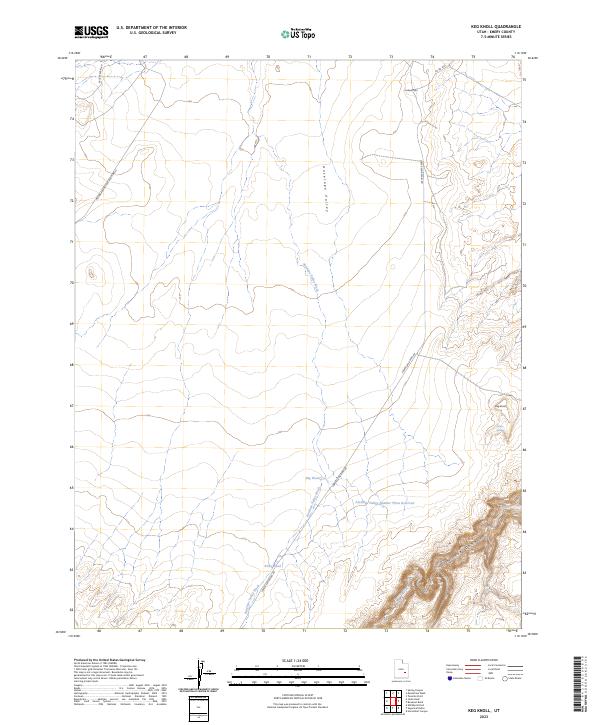Keg Knoll, UT — USGS 7.5-minute topo (2023)