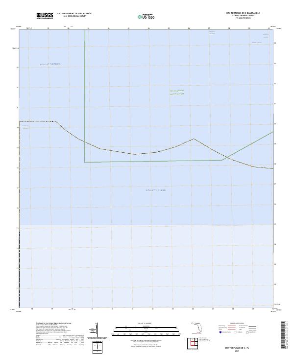 Dry Tortugas OE S, FL — USGS 7.5-minute topo (2025)