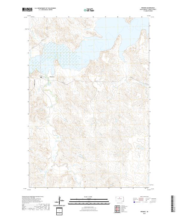 Promise, SD — USGS 7.5-minute topo (2021)