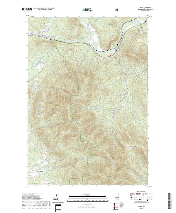 Stark, NH — USGS 7.5-minute topo (2024)