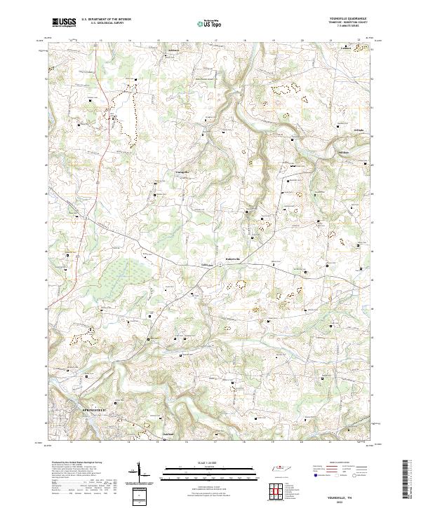 Youngville, TN — USGS 7.5-minute topo (2022)