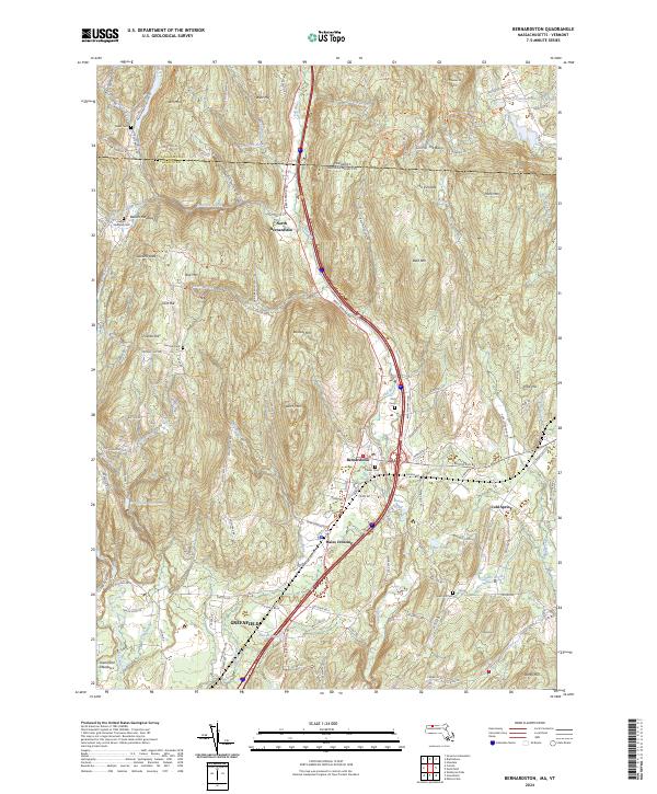Bernardston, MA-VT — USGS 7.5-minute topo (2024)
