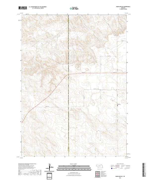 Marsland SW, NE — USGS 7.5-minute topo (2021)