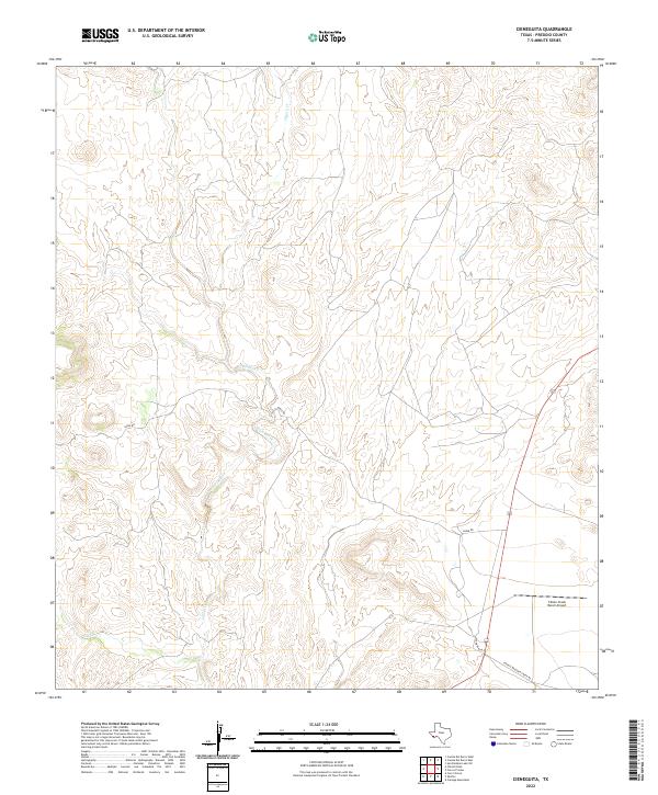 Cieneguita, TX — USGS 7.5-minute topo (2022)