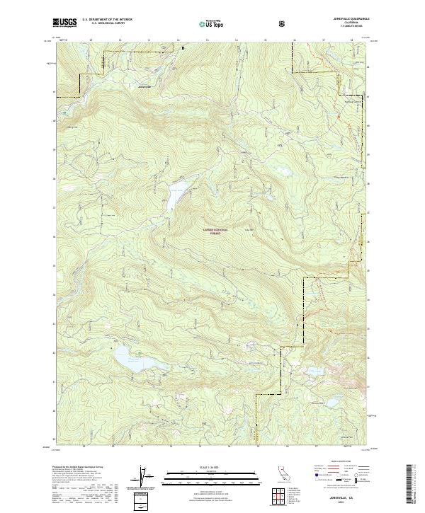 Jonesville, CA — USGS 7.5-minute topo (2021)
