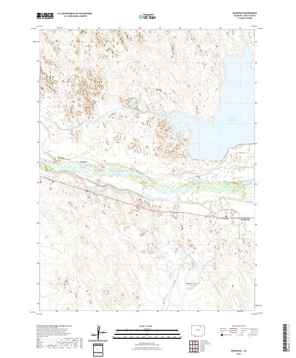 Dearfield, CO — USGS 7.5-minute topo (2022)