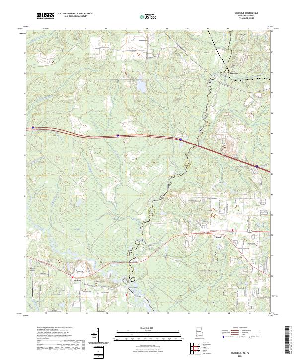 Seminole, AL-FL — USGS 7.5-minute topo (2024)