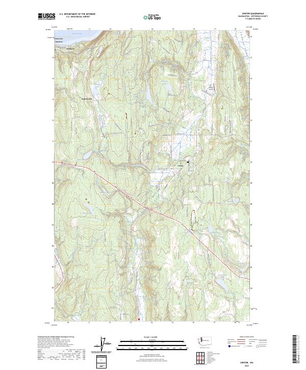 Center, WA — USGS 7.5-minute topo (2023)