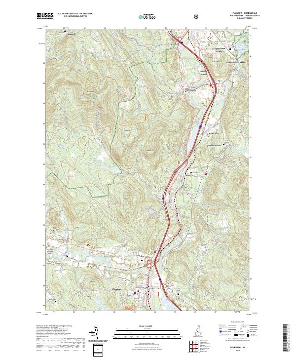 Plymouth, NH — USGS 7.5-minute topo (2024)
