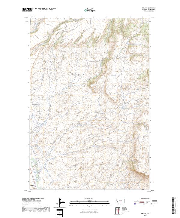 Grannis, MT — USGS 7.5-minute topo (2024)