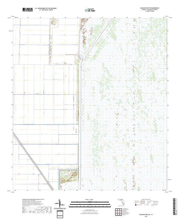Loxahatchee SW, FL — USGS 7.5-minute topo (2024)