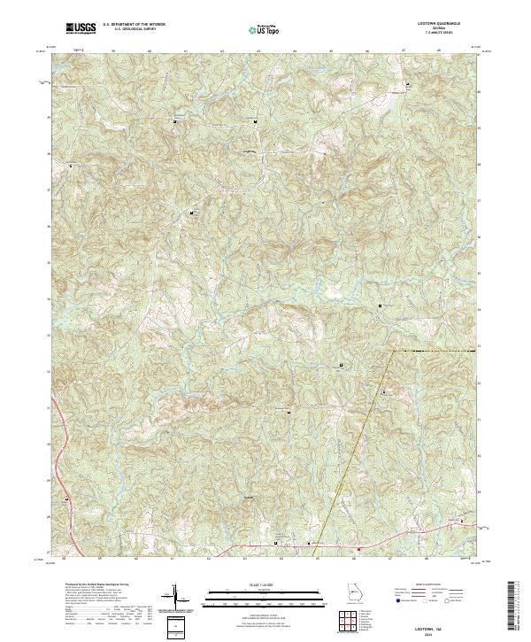 Logtown, GA — USGS 7.5-minute topo (2024)