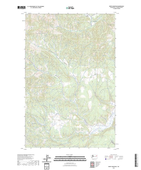 Empey Mountain, WA — USGS 7.5-minute topo (2023)