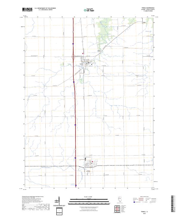 Tonica, IL — USGS 7.5-minute topo (2024)