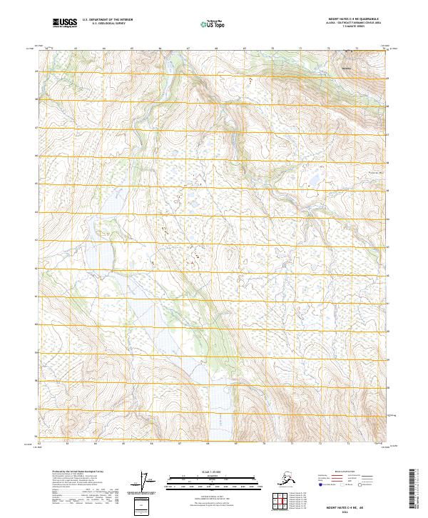 Mount Hayes C-4 NE, AK — USGS 7.5-minute topo (2024)