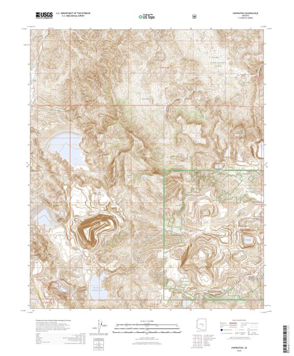 Inspiration, AZ — USGS 7.5-minute topo (2026)