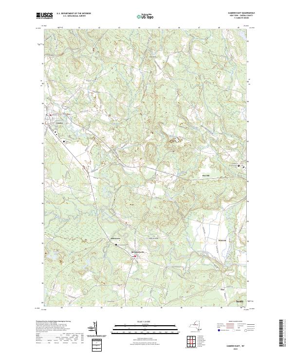 Camden East, NY — USGS 7.5-minute topo (2023)
