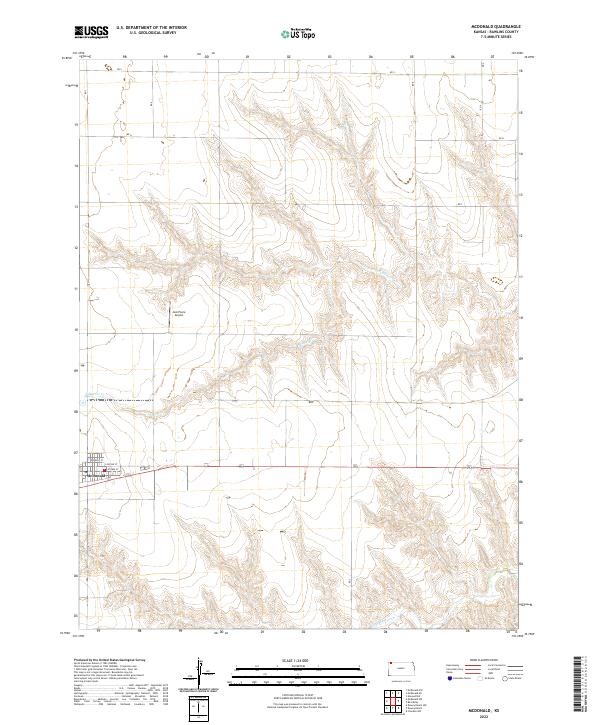 McDonald, KS — USGS 7.5-minute topo (2022)