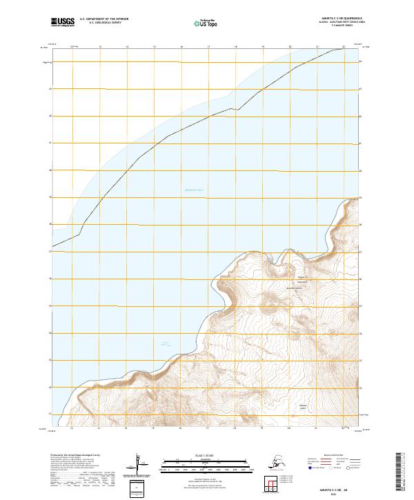 Amukta C-3 NE, AK — USGS 7.5-minute topo (2021)