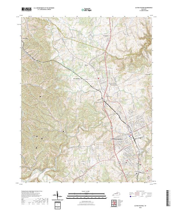 Alton Station, KY — USGS 7.5-minute topo (2022)