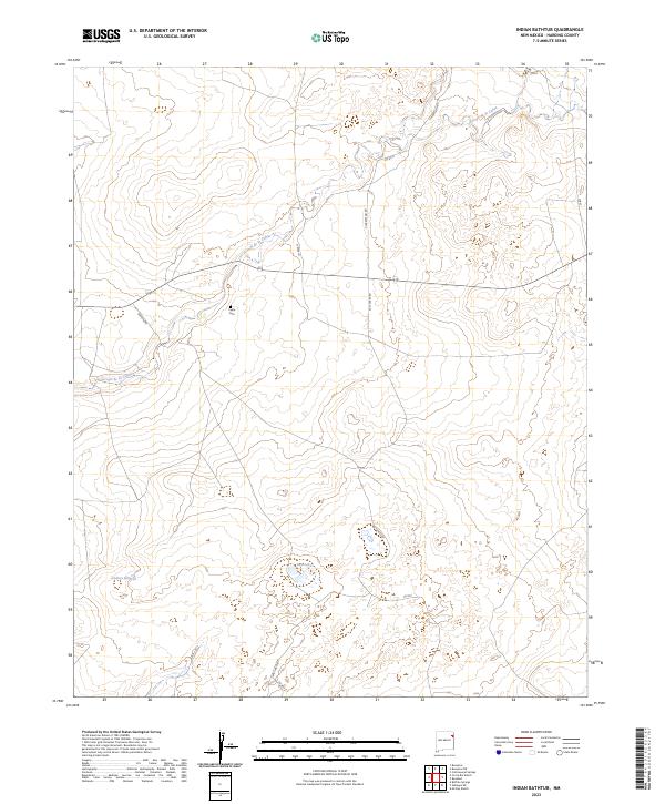 Indian Bathtub, NM — USGS 7.5-minute topo (2023)