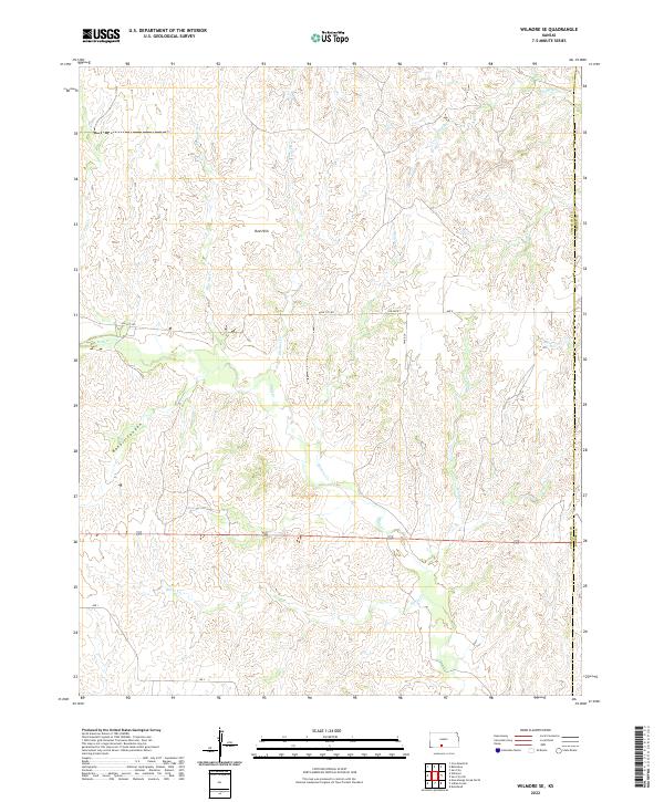 Wilmore SE, KS — USGS 7.5-minute topo (2022)